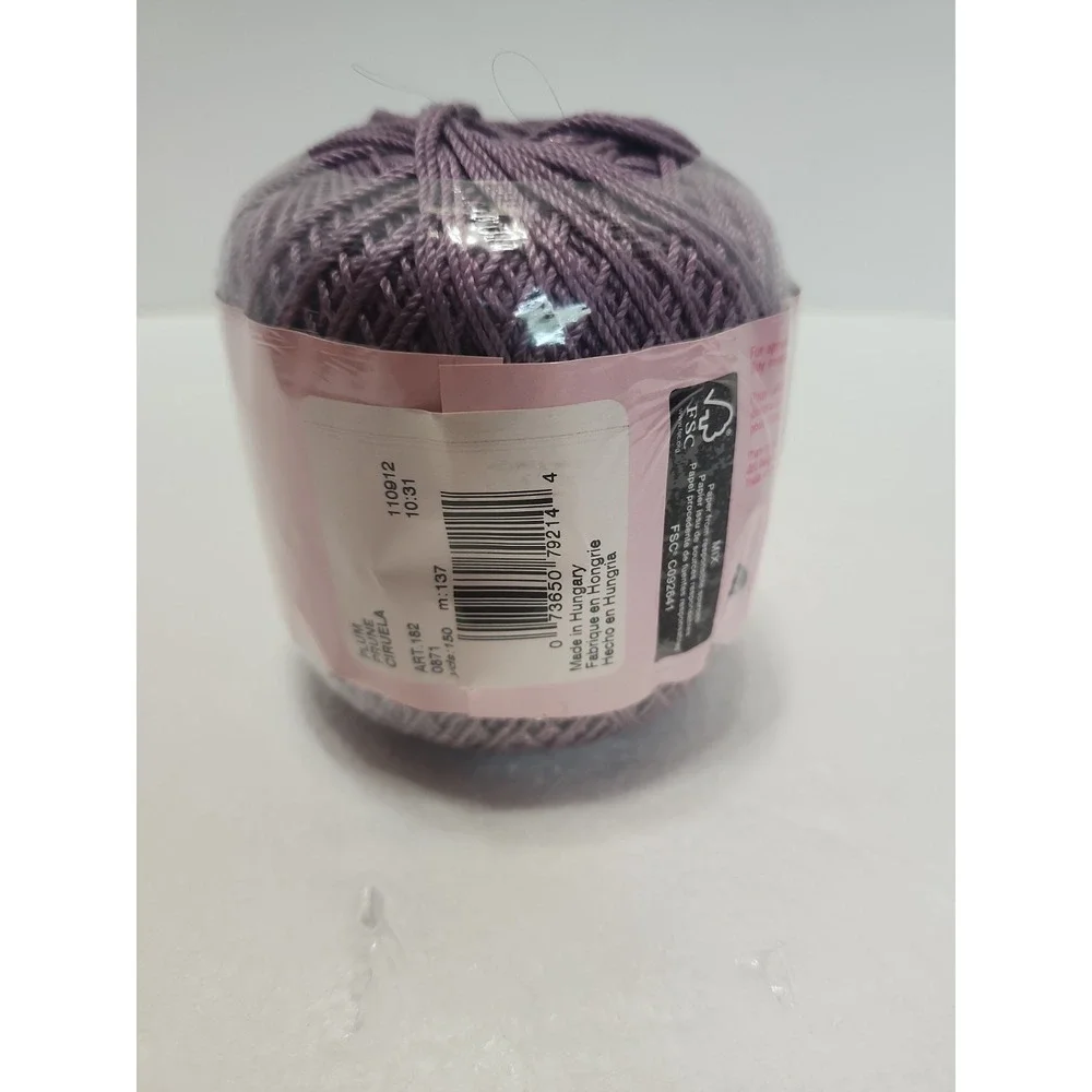 Aunt Lydia's Fashion Crochet Thread Size 3 Plum